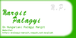 margit palagyi business card